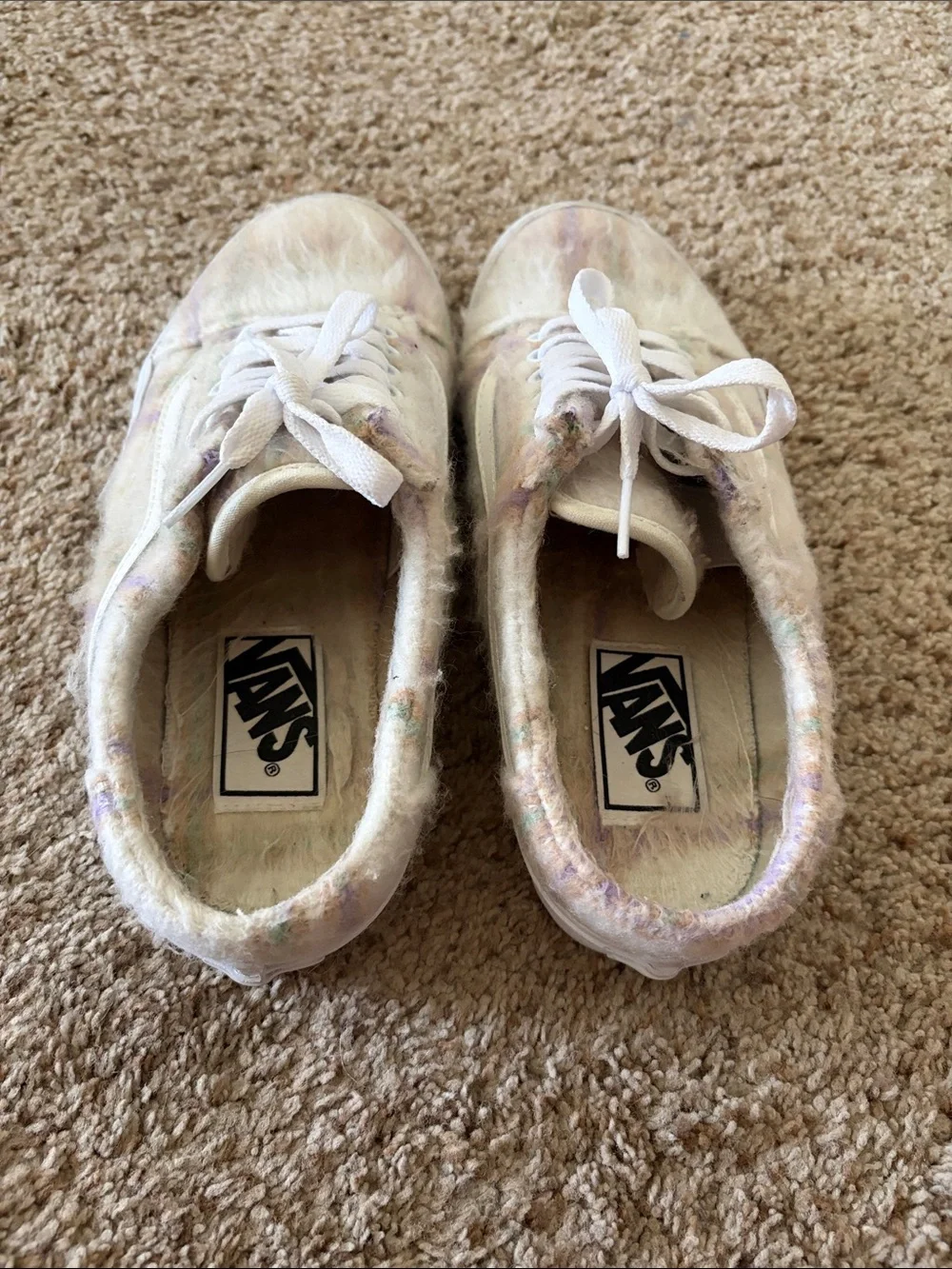 Vans Old Skool Plaid Fur Sneaker